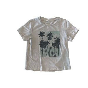 SHEIN Youth Boys Gray Short Sleeve Tee Casual Essential